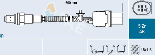 FAE 75159 - Lambdasonde alexcarstop-ersatzteile.com