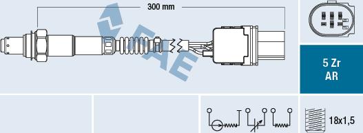 FAE 75115 - Lambdasonde alexcarstop-ersatzteile.com