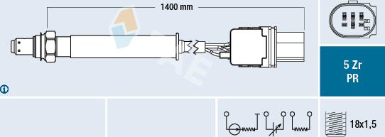 FAE 75113 - Lambdasonde alexcarstop-ersatzteile.com