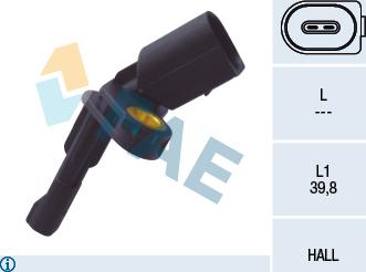 FAE 78101 - Sensor, Raddrehzahl alexcarstop-ersatzteile.com