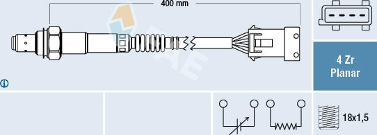 FAE 77621 - Lambdasonde alexcarstop-ersatzteile.com