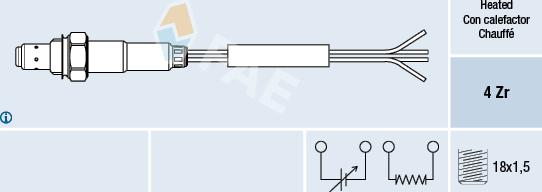 FAE 77004 - Lambdasonde alexcarstop-ersatzteile.com