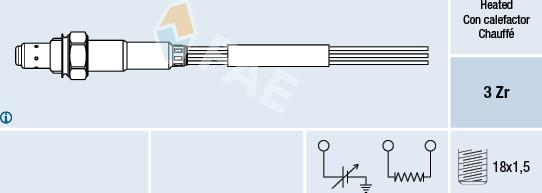 FAE 77003 - Lambdasonde alexcarstop-ersatzteile.com