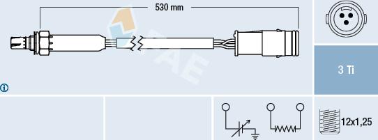 FAE 77358 - Lambdasonde alexcarstop-ersatzteile.com