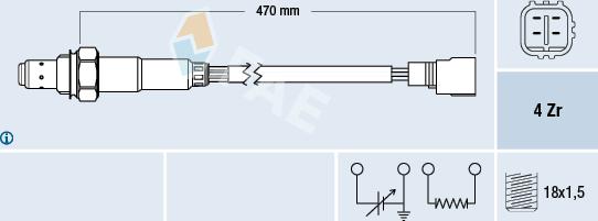 FAE 77331 - Lambdasonde alexcarstop-ersatzteile.com