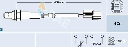 FAE 77290 - Lambdasonde alexcarstop-ersatzteile.com