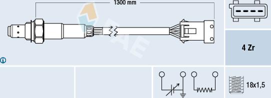 FAE 77210 - Lambdasonde alexcarstop-ersatzteile.com