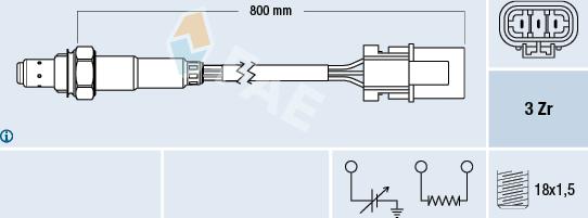 FAE 77230 - Lambdasonde alexcarstop-ersatzteile.com