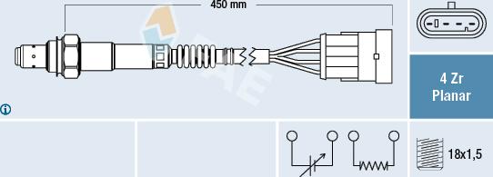 FAE 77224 - Lambdasonde alexcarstop-ersatzteile.com