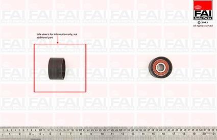 FAI AutoParts T9515 - Umlenk / Führungsrolle, Zahnriemen alexcarstop-ersatzteile.com