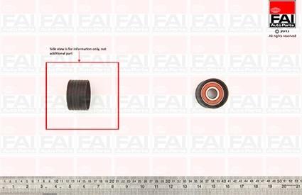 FAI AutoParts T9512 - Umlenk / Führungsrolle, Zahnriemen alexcarstop-ersatzteile.com