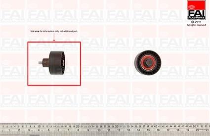 FAI AutoParts T9350 - Umlenk / Führungsrolle, Zahnriemen alexcarstop-ersatzteile.com