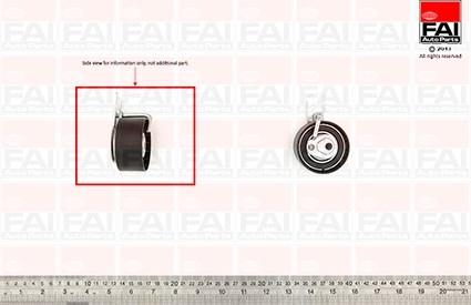 FAI AutoParts T9386 - Spannrolle, Zahnriemen alexcarstop-ersatzteile.com