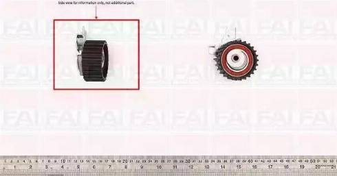 FAI AutoParts T9383 - Spannrolle, Zahnriemen alexcarstop-ersatzteile.com