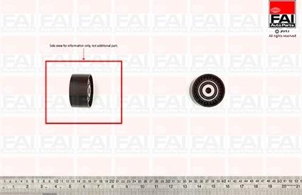 FAI AutoParts T9387 - Umlenk / Führungsrolle, Zahnriemen alexcarstop-ersatzteile.com