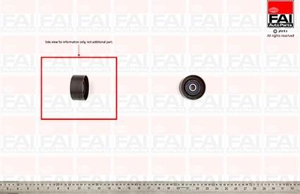 FAI AutoParts T9255 - Umlenk / Führungsrolle, Zahnriemen alexcarstop-ersatzteile.com