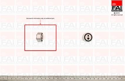 FAI AutoParts T2919 - Spannrolle, Zahnriemen alexcarstop-ersatzteile.com