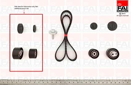 FAI AutoParts TBK460 - Zahnriemensatz alexcarstop-ersatzteile.com