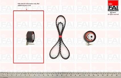 FAI AutoParts TBK145 - Zahnriemensatz alexcarstop-ersatzteile.com