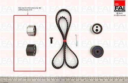 FAI AutoParts TBK124 - Zahnriemensatz alexcarstop-ersatzteile.com