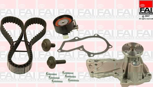 FAI AutoParts TBK177-6409 - Wasserpumpe + Zahnriemensatz alexcarstop-ersatzteile.com