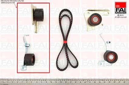 FAI AutoParts TBK39 - Zahnriemensatz alexcarstop-ersatzteile.com