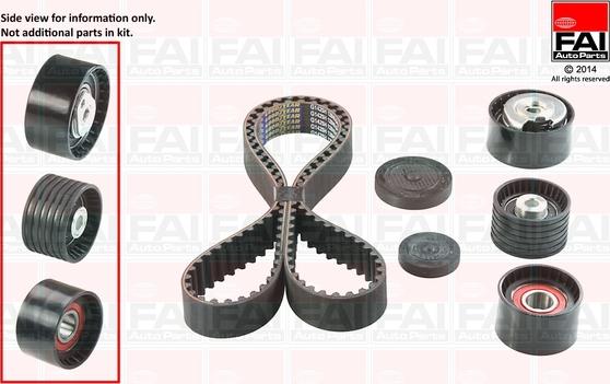 FAI AutoParts TBK352 - Zahnriemensatz alexcarstop-ersatzteile.com