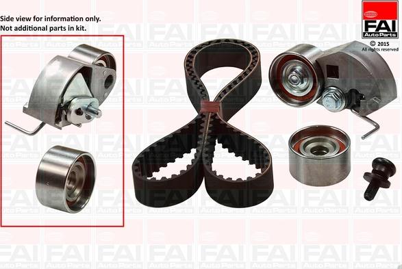 FAI AutoParts TBK225 - Zahnriemensatz alexcarstop-ersatzteile.com