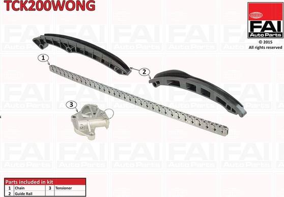 FAI AutoParts TCK200WONG - Steuerkettensatz alexcarstop-ersatzteile.com