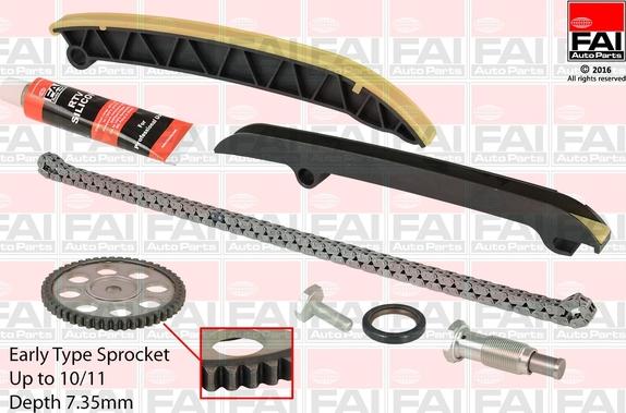 FAI AutoParts TCK208 - Steuerkettensatz alexcarstop-ersatzteile.com