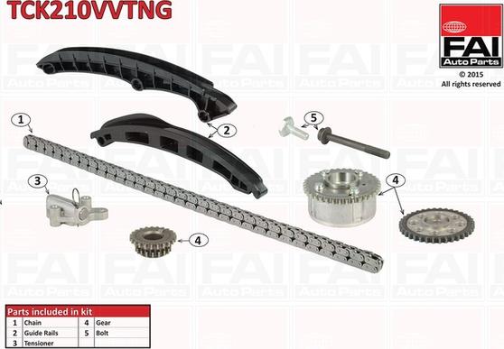 FAI AutoParts TCK210VVTNG - Steuerkettensatz alexcarstop-ersatzteile.com