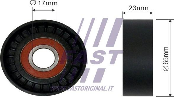 Fast FT44545 - Umlenk / Führungsrolle, Keilrippenriemen alexcarstop-ersatzteile.com