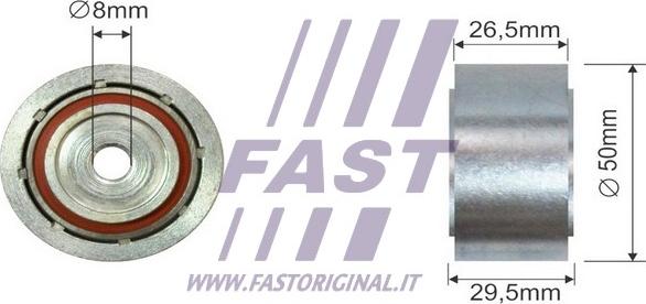 Fast FT44555 - Umlenk / Führungsrolle, Keilrippenriemen alexcarstop-ersatzteile.com