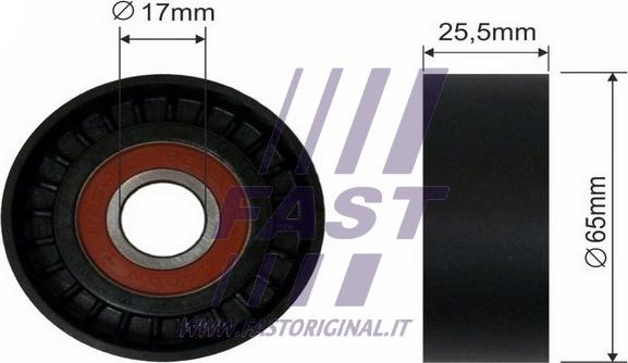 Fast FT44536 - Umlenk / Führungsrolle, Keilrippenriemen alexcarstop-ersatzteile.com