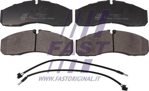 Fast FT29117 - Bremsbelagsatz, Scheibenbremse alexcarstop-ersatzteile.com