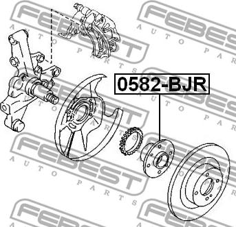 Febest 0582-BJR - Radnabe alexcarstop-ersatzteile.com