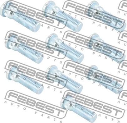 Febest 0184-001-PCS10 - Radbolzen alexcarstop-ersatzteile.com