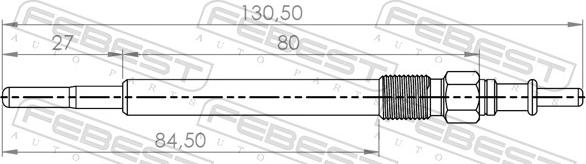 Febest 16642-001 - Glühkerze alexcarstop-ersatzteile.com