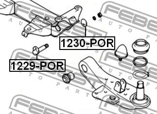 Febest 1229-POR - Sturzkorrekturschraube alexcarstop-ersatzteile.com