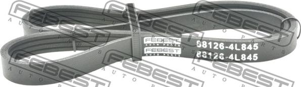 Febest 88126-4L845 - Keilrippenriemen alexcarstop-ersatzteile.com