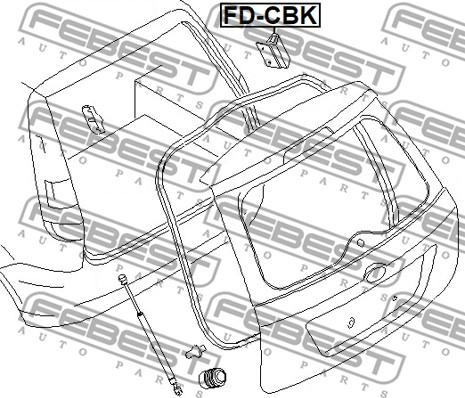 Febest FD-CBK - Stoßfänger alexcarstop-ersatzteile.com