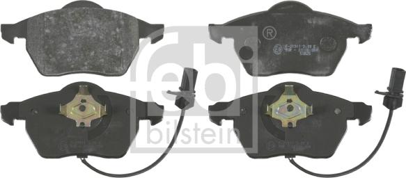 Febi Bilstein 16448 - Bremsbelagsatz, Scheibenbremse alexcarstop-ersatzteile.com