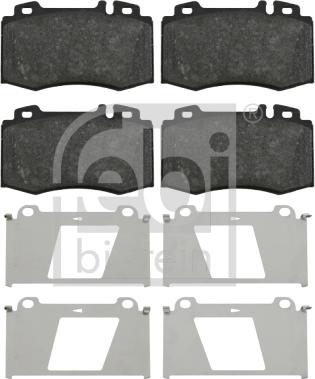 Febi Bilstein 16454 - Bremsbelagsatz, Scheibenbremse alexcarstop-ersatzteile.com