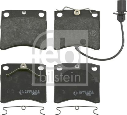 Febi Bilstein 16463 - Bremsbelagsatz, Scheibenbremse alexcarstop-ersatzteile.com