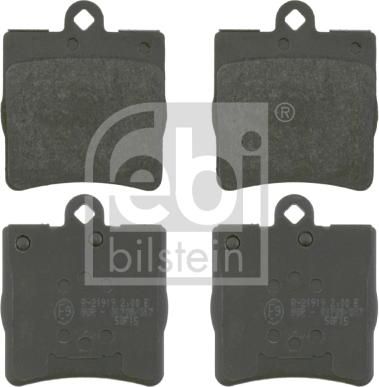 Febi Bilstein 16474 - Bremsbelagsatz, Scheibenbremse alexcarstop-ersatzteile.com