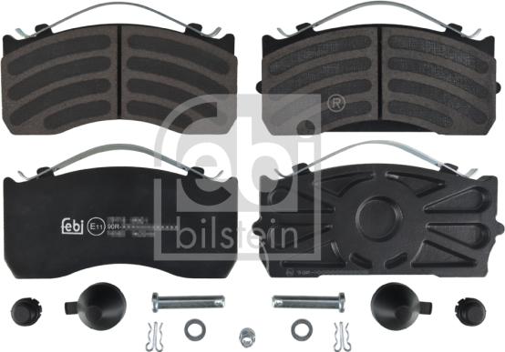 Febi Bilstein 16592 - Bremsbelagsatz, Scheibenbremse alexcarstop-ersatzteile.com