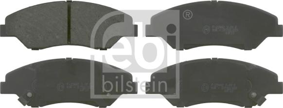 Febi Bilstein 16557 - Bremsbelagsatz, Scheibenbremse alexcarstop-ersatzteile.com