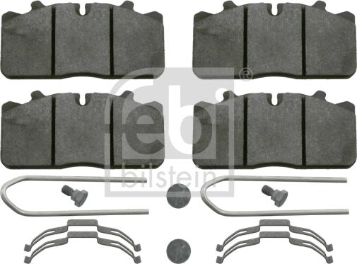 Febi Bilstein 16564 - Bremsbelagsatz, Scheibenbremse alexcarstop-ersatzteile.com