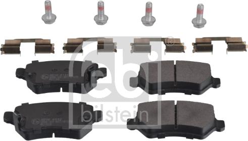 Febi Bilstein 16512 - Bremsbelagsatz, Scheibenbremse alexcarstop-ersatzteile.com