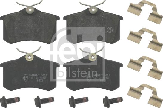 Febi Bilstein 16527 - Bremsbelagsatz, Scheibenbremse alexcarstop-ersatzteile.com